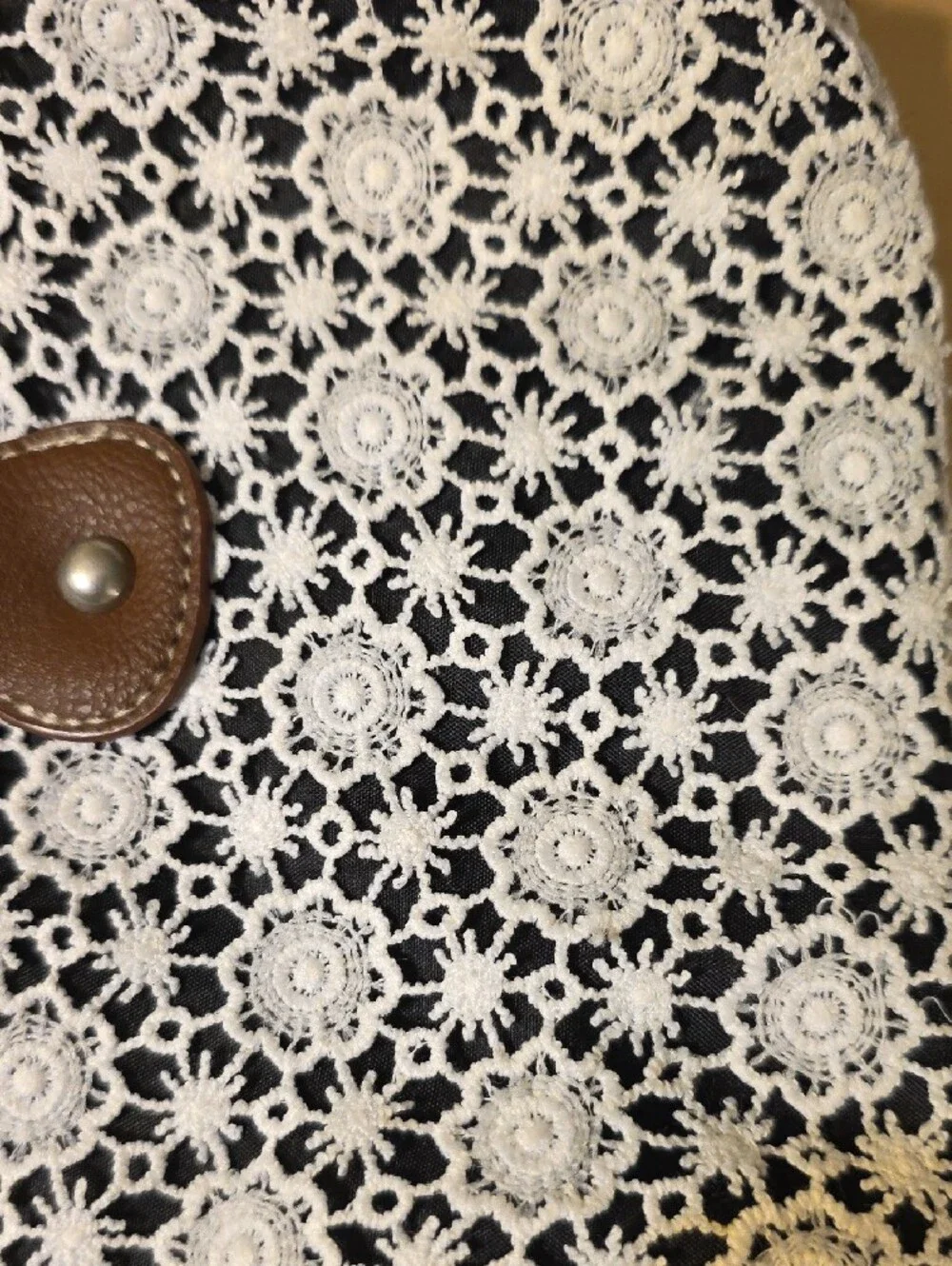 UNIONBAY Black & White Llama Pattern Backpack